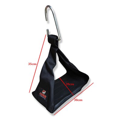 AB Sling Weight Lifting Door Hanging Chin Up Ab Sling Gym Exercise - Black