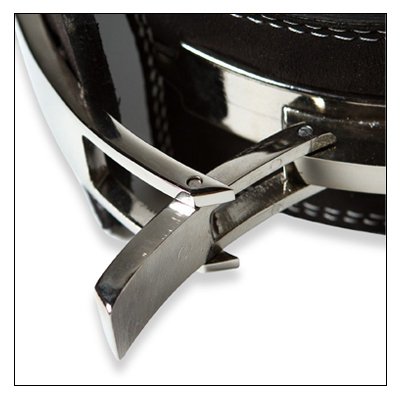 Weight Lifting Power NUBUCK Leather Belt Chrome Closure Lever Back Support