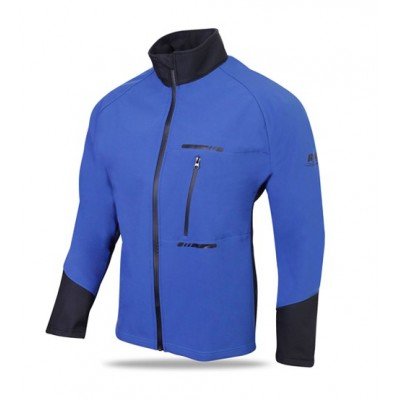 Cycling Winter Soft Shell Thermal Jacket Blue
