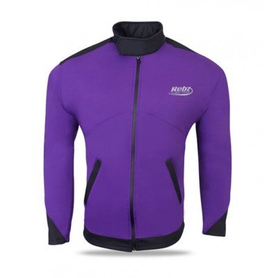 Ladies Cycling Winter Wind Soft Shell Jacket Purple