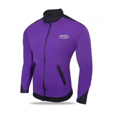 Ladies Cycling Winter Wind Soft Shell Jacket Purple